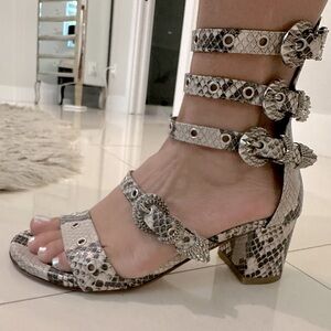 Michele Lopriore snake sandals